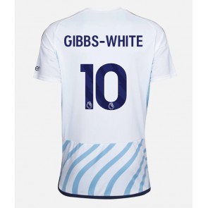 Nottingham Forest Morgan Gibbs-White #10 Udebanetrøje 2023-24 Kort ærmer